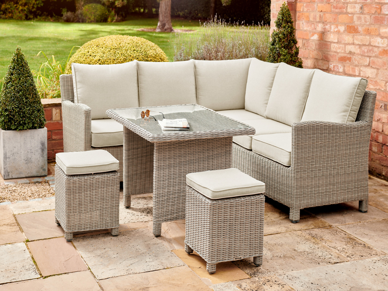 Kettler Palma Garden Mini Set Table in Oyster Low Price